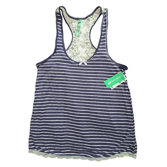 HONEYDEW INTIMATES Jasper Stripe Racerback Tank & Shorts Pajama Set Women's M - Picture 3 of 9